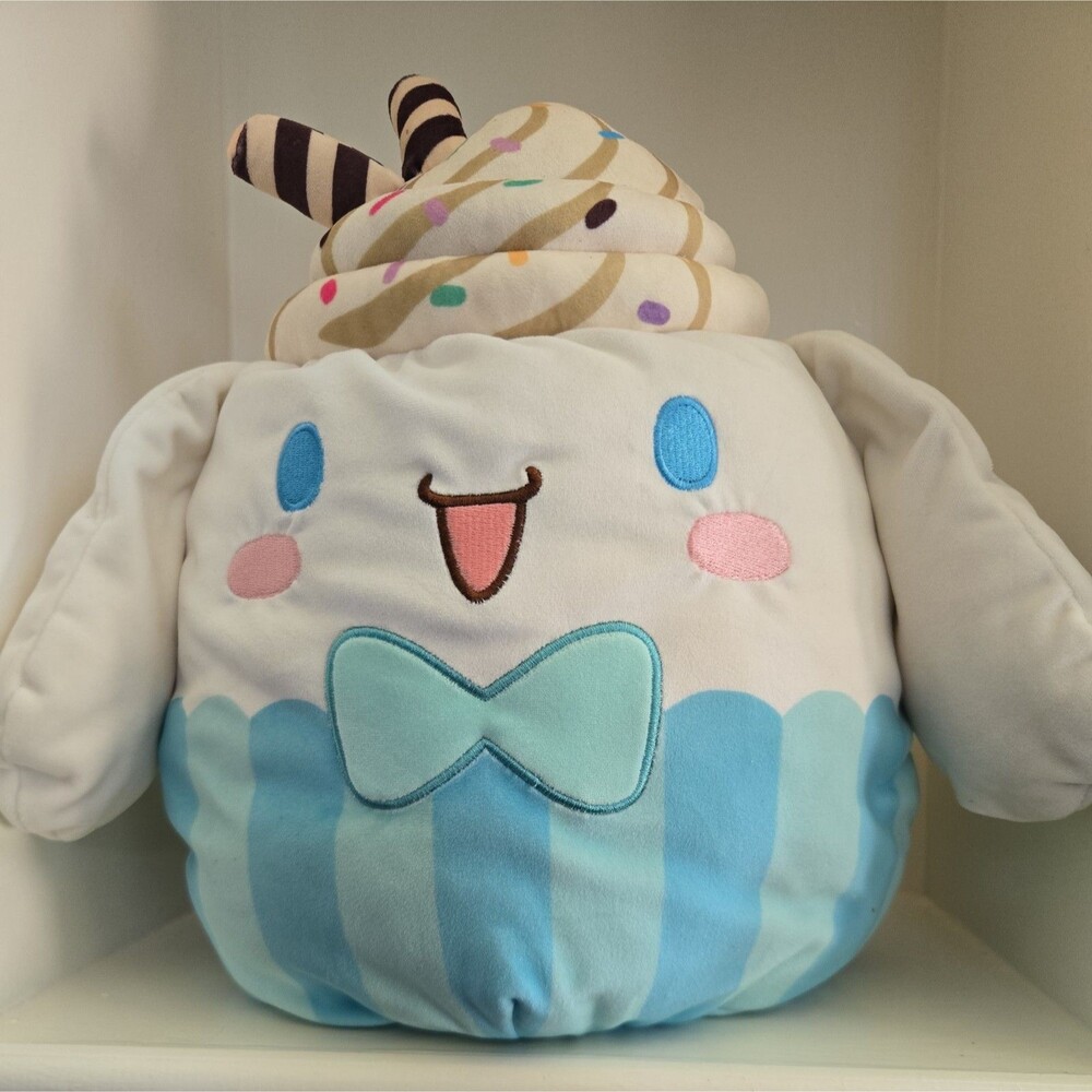 Squishmallows Sanrio Cinnamoroll 12" Plush 2023 Ice Cream Cupcake Sweet Treat